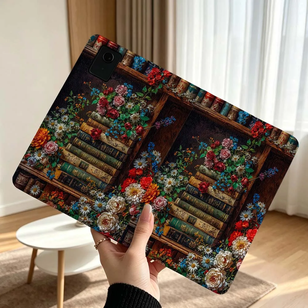 Book Lovers Creative Design For Lenovo Xiaoxin Pad Pro Tab P12 P11 11 13 11.2 inch K11 Plus Pen Tray Tablet Case Soft