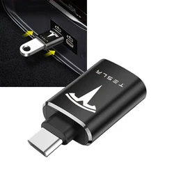 Car charging adapter TypeC to USB converter Accessories For Tesla Model 3 2022 S X Y Style Roadster Invader Coil Mod WYE K80