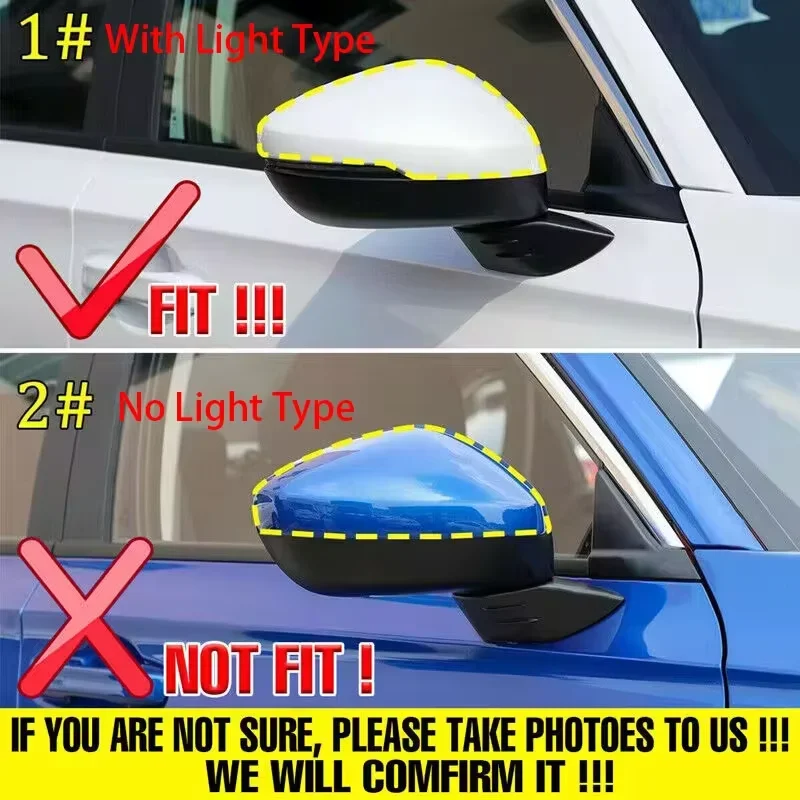 For Honda Civic 11th 2022 2023 2024 ABS Car Rearview Side Mirror Cover Wing Cap Exterior Door Housing Shell Sticker Trim