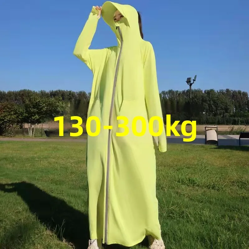 レディースワンピース-uvカット服-夏用-抗uv-アウター-大きいサイズ-コットン-ロングスリーブ-ジッパー開閉-カジュアル-スリ
