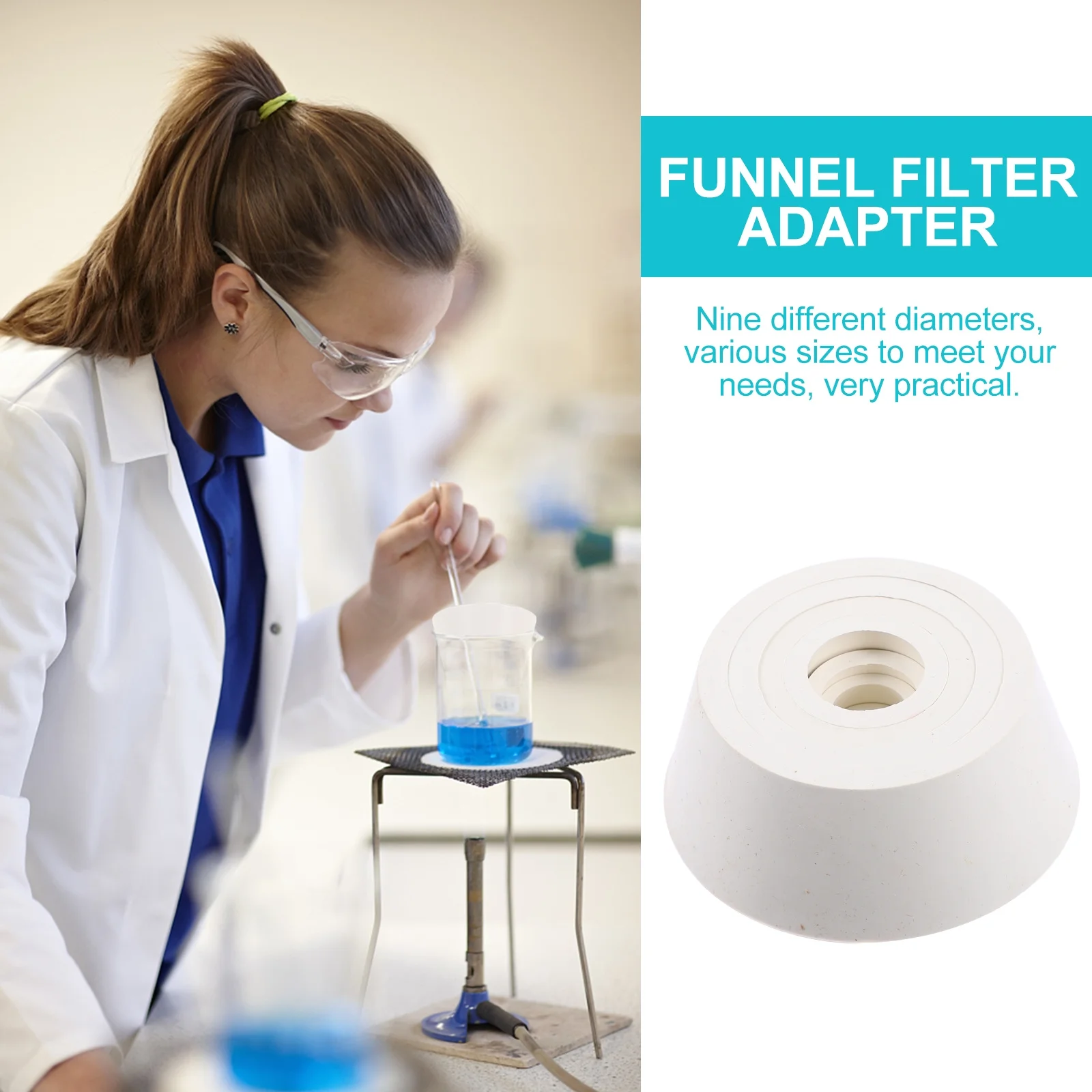 

Buchner Funnel Adapter Buchner Funnel Gaskets Funnel Filter Adapter Funnel Flask Adapter Buchner Funnel Accessories