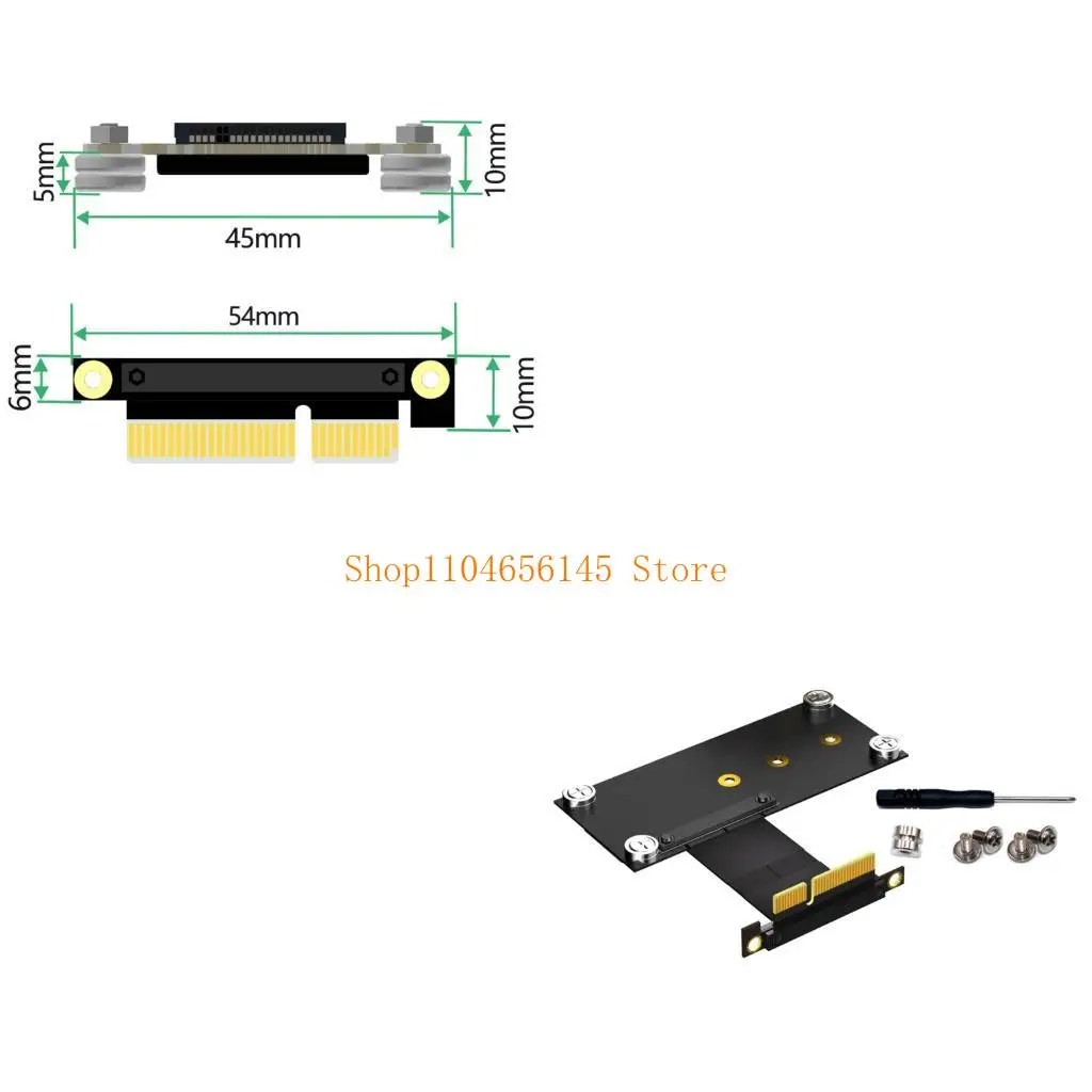 

5asd Высокоскоростные твердотельные накопители NGFF M.2 NVME MKey для удлинительного кабеля PCIe 4X для твердотельных M.2 NVME