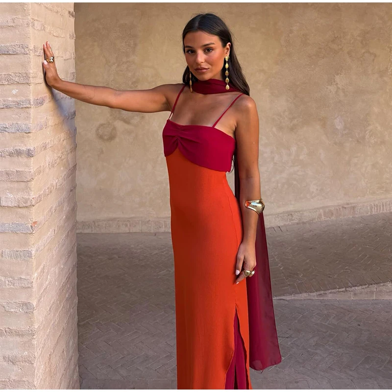 Damen Weißes Satin-Trägerkleid mit Strumpfhaltern, Spaghetti-Trägern, figurbetontem Minikleid und Strümpfen – Y2K Party Club Streetwear Damenmode-Kleid – Detail 12