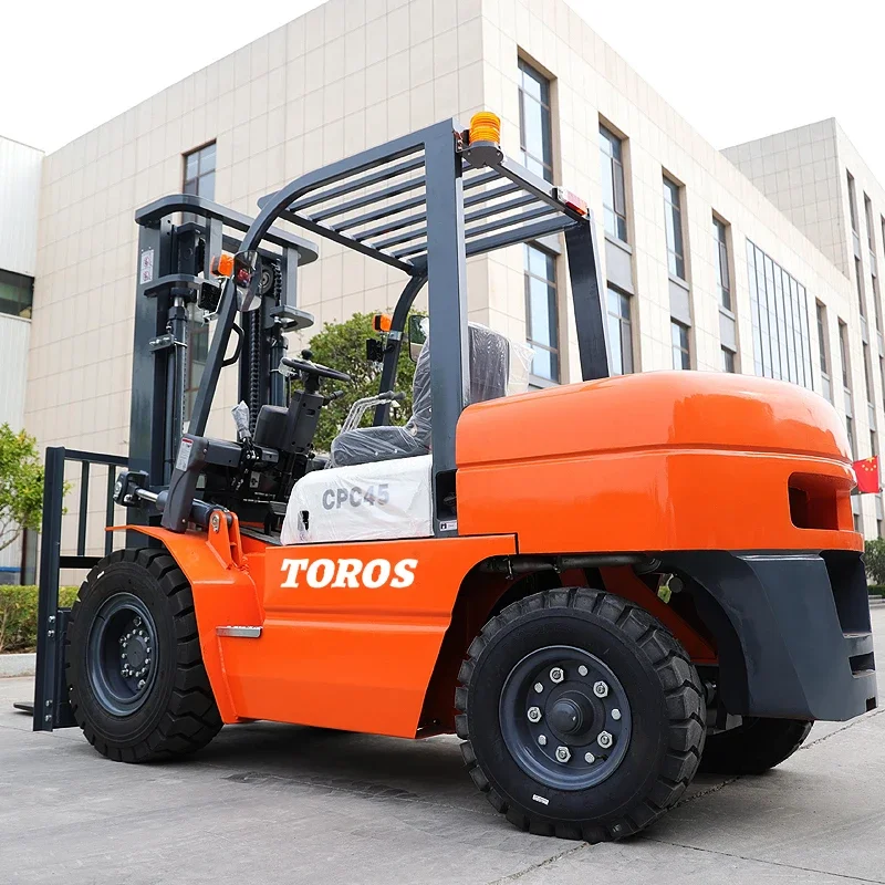 China 4 Wheel Drive Counterbalanced Forklift New Hot Sale Hydraulic 2.5 Ton 3 Ton Diesel Forklift Customized New Forklift Prices