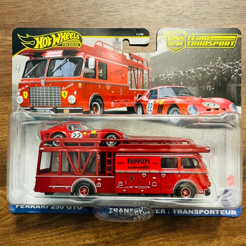 In Stock Hot Wheels Team Transport Set Premium Car Culture Toys Diecast 1/64 Car Hauler Ultra-High Speed Car Ae86 Model Boy Gift