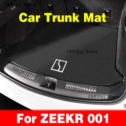 Flannel Car Mats For ZEEKR 001 2022 2023 2024 Trunk Mat Mat Accessories All Weather Dustproof Protection Pad Accessories