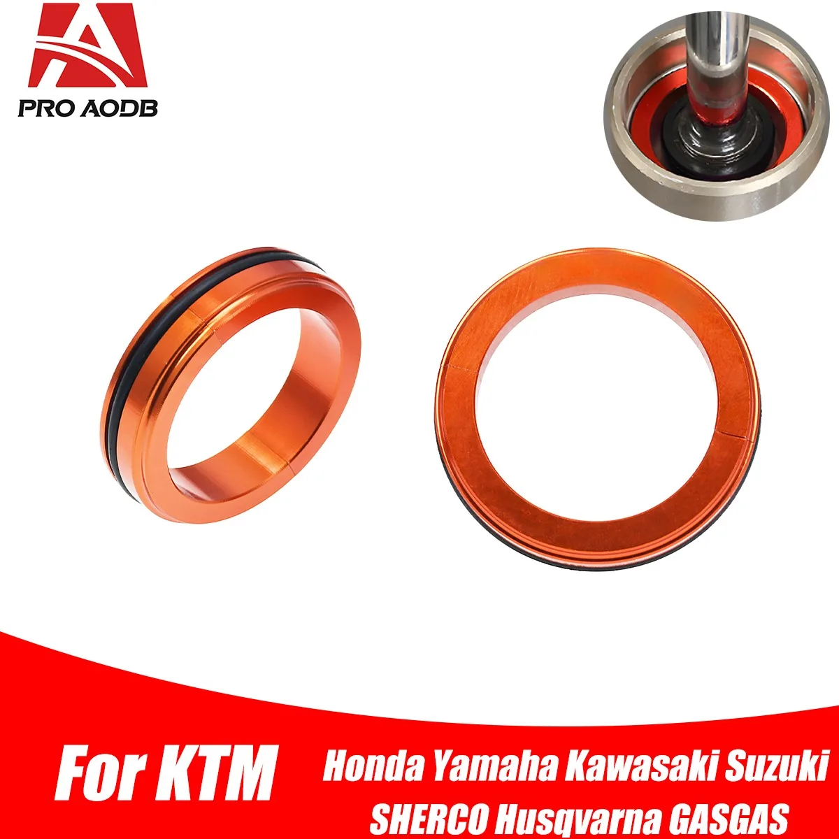 

Enduro Motocross 46mm/50mm Rear Suspension Shock Lowering Drop Kit Compatible With KTM EXC XC-W SIX DAYS 2017-2022
