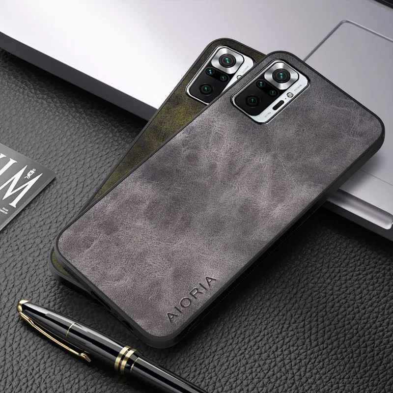 Case For Xiaomi Redmi Note 10 Pro Max 10S 9 Pro  Luxury PU Leather Skin Cover  For redmi note 10 pro Case