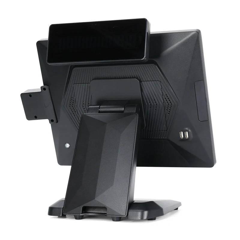 OEM ODM Wholesale Windows POS System ST8800 15inch Black Modular Design Metal Housing Point Of Sale Terminal With MSR VFD