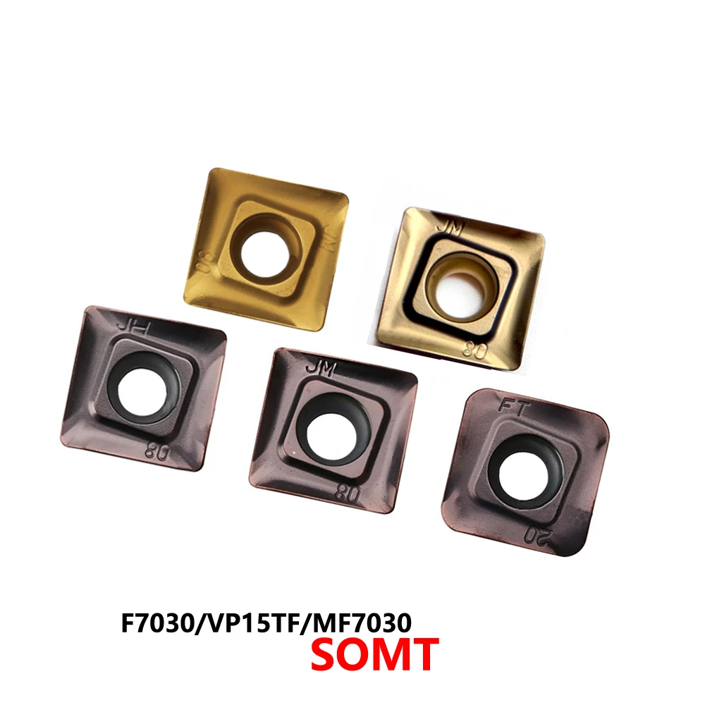 

Original SOMT12T308 PEER SOMT12T308PEER JHJM FT F7030 VP15TF MC5020 Carbide Inserts Milling Blade CNC Tools SOMT 12T308 Cutter
