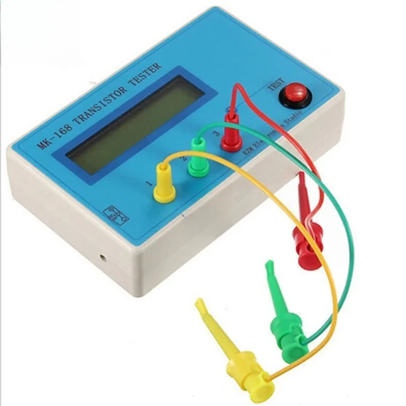 MK-168 Transistor Tester Measuring Resistance Capacitor Inductance Rlc Meter Voltage RLC NPN PNP MOS Meter Capacitance Tester