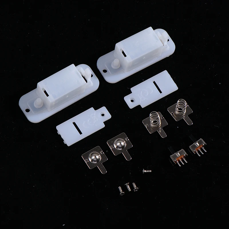 حامل بطارية AG13/LR44 مكون من 10 مجموعات مع مفتاح تشغيل/إيقاف - حافظة منظم 3 فولت/4.5 فولت للإلكترونيات ذاتية الصنع (البطاريات غير متضمنة)