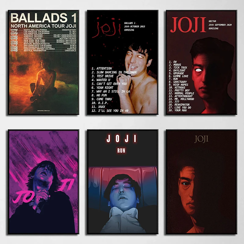 Joji Music Album Nectar Cover Poster Ballads 1 Canvas Painting Posters and Prints Wall Art Picture for Room Home Bedroom Decor