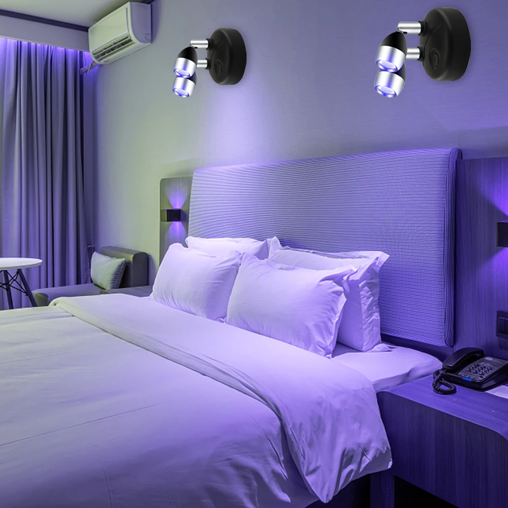 

13 Colours LED Wall Mounted Light Light Last Up To 20000H RGB Remote Control with Box for Bedroom Bedside for Living Room Closet