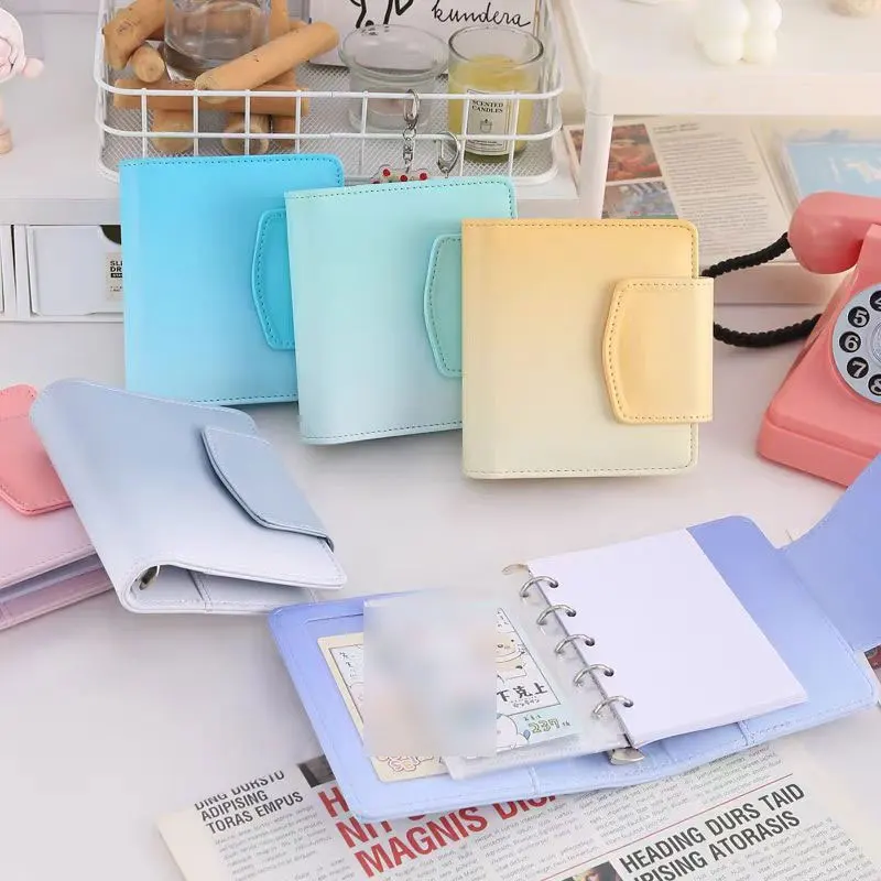 

M5 Loose Leaf Notebooks Portable Pocket Book With 20 Blank Inner Page Card Storage Bag Notebook Suitable For Office Stationery