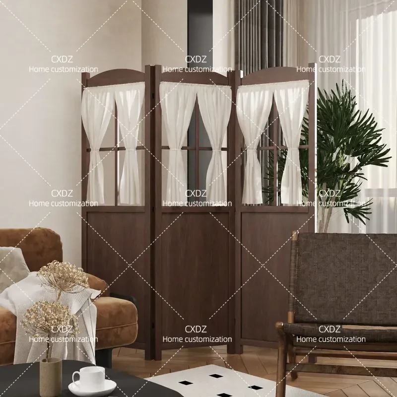 Modern Folding Room Divider Screen Portable Partition for Living Room Simple Light Luxury Home Decor Movable Baffle Shelter