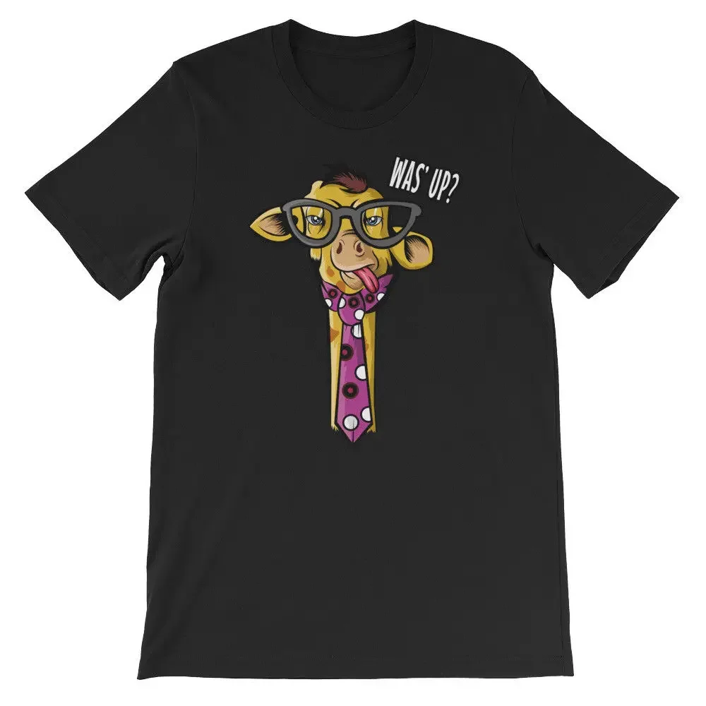 

Hipster Giraffe Funny African Geek Animal Lovers T-Shirt 100% Cotton O-Neck Summer Short Sleeve Casual Mens T-shirt Size S-3XL