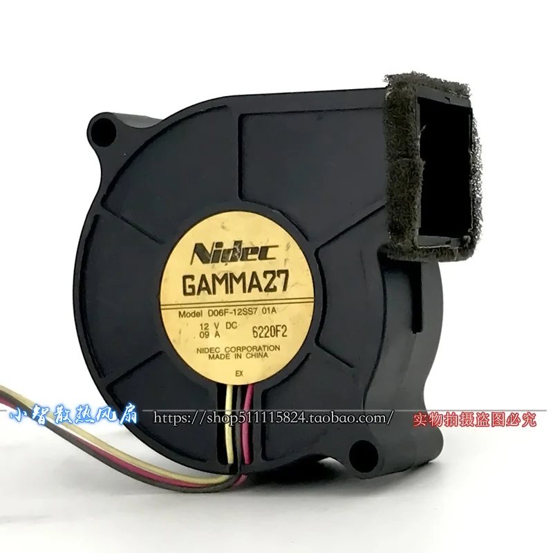 

ОРИГИНАЛЬНЫЙ D06F-12SS7 01A 12 В 0,09 А 6025 60*60*25 мм НОВЫЙ ОХЛАЖДАЮЩИЙ ВЕНТИЛЯТОР РАДИАТОР