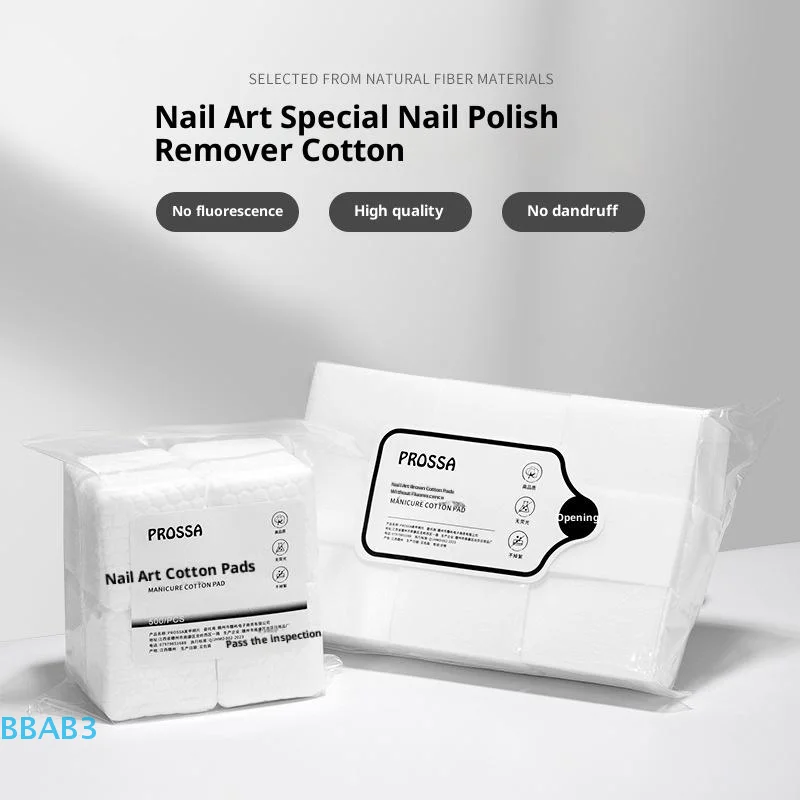 【B】 500/540 pièces lingettes jetables pour ongles, tampons de coton de manucure non pelucheux pour dissolvant de vernis Gel UV et nettoyage des ongles, outil de soin des ongles