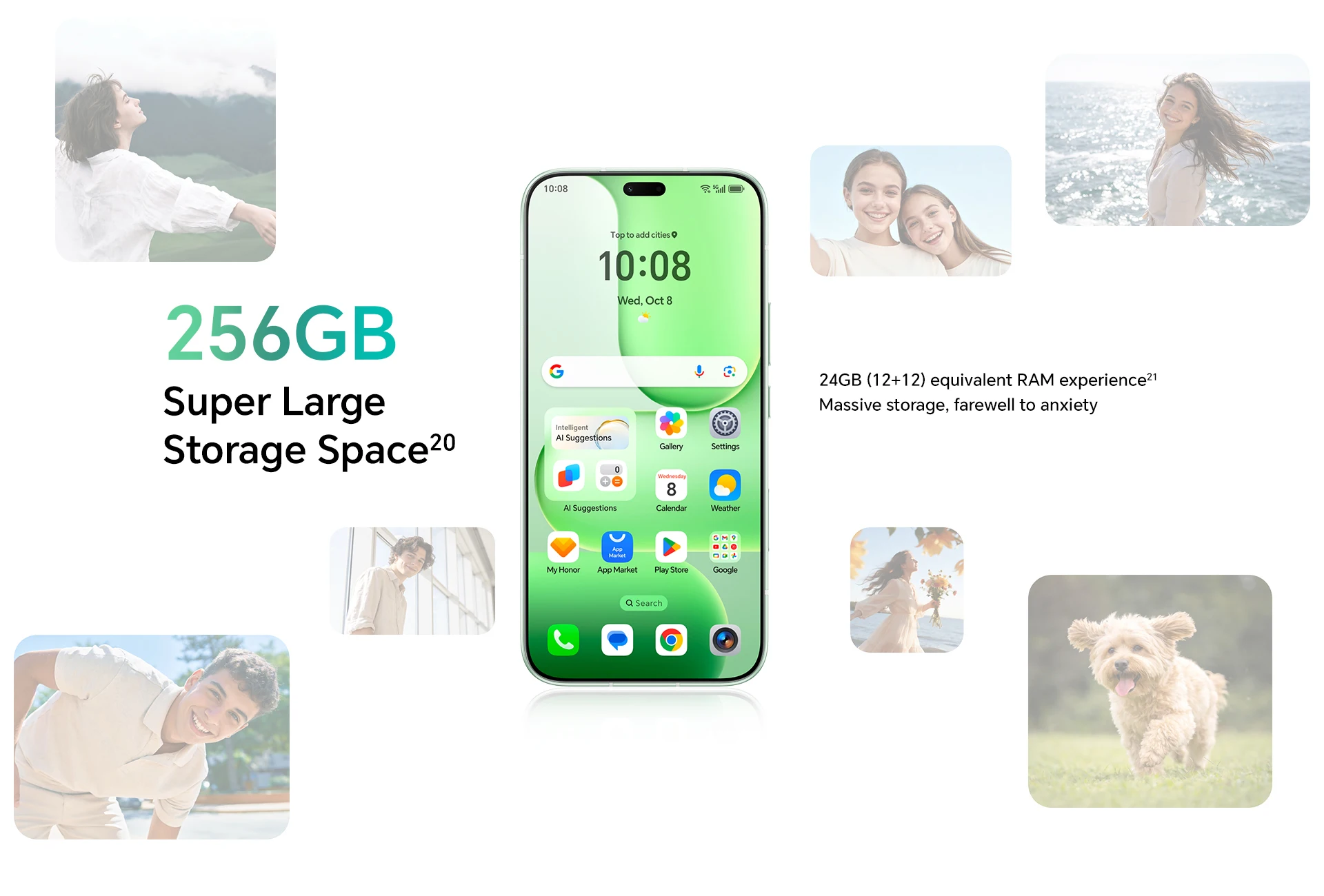 2026 NEW HONOR 600 Lite 5G Smartphone MediaTek Dimensity 7100 Elite 6.6”120Hz AMOLED 6520mAh 45W SuperCharge 108MP AI Camera