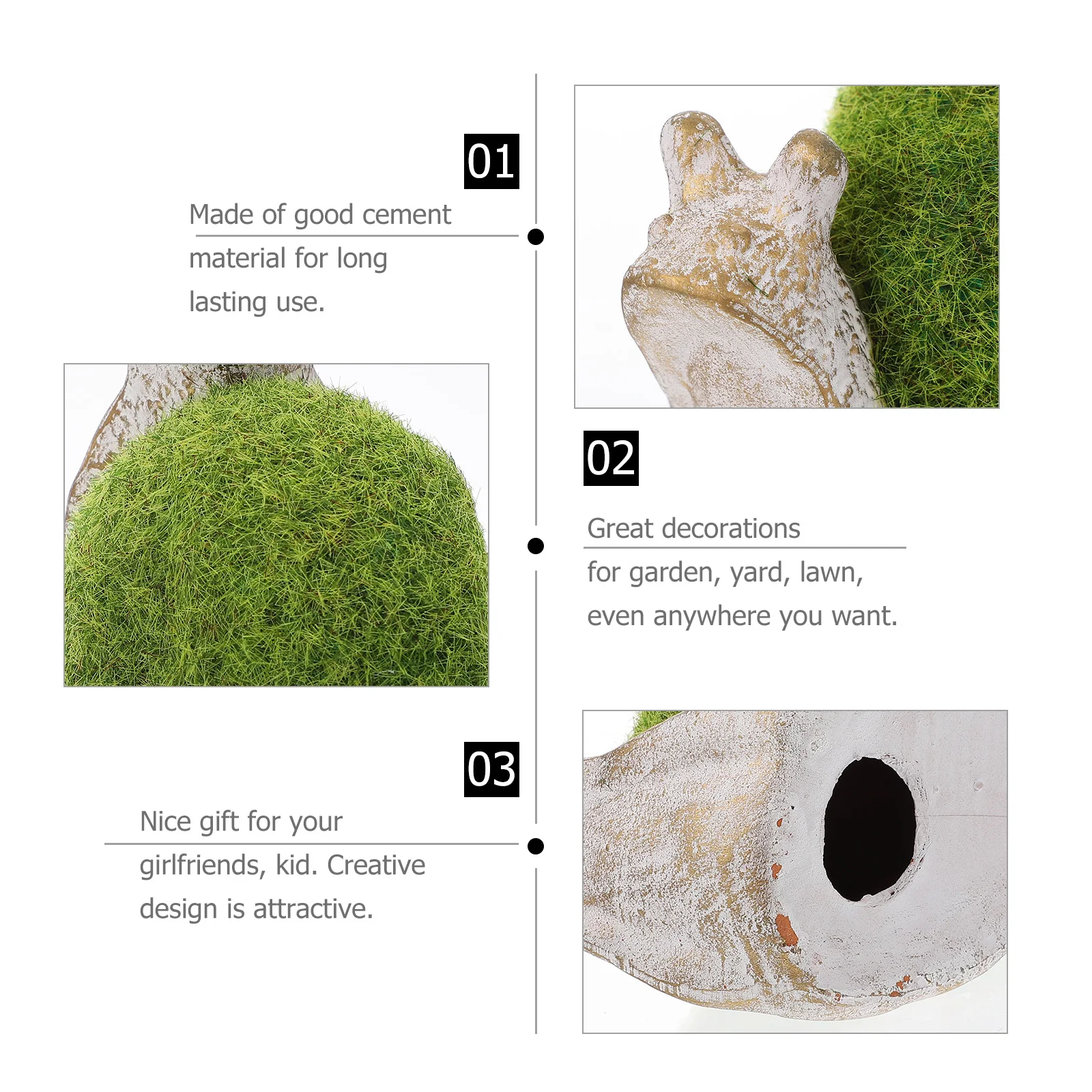 

Simulated Snail naments Resin Miniature Garden Adornment Decorative Plants Synthetic Durable Safe Indoor Outdoor Decoration