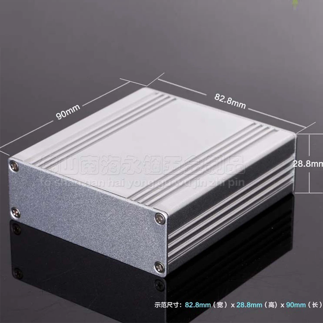 1pc Aluminum Enclosure Extrusion Power Shell PCB Project Case Box 82.8 X 28.8 X 90mm DIY Electronics Enclosure