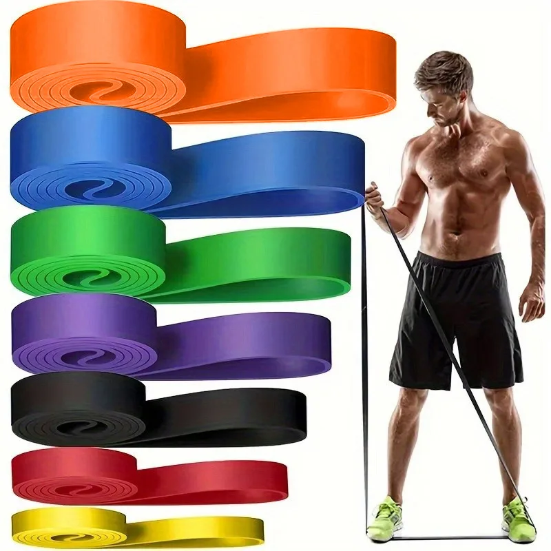 Banda de resistencia elástica expansor de ejercicio banda elástica de Fitness bandas de asistencia para entrenamiento Pilates gimnasio en casa regalo de entrenamiento