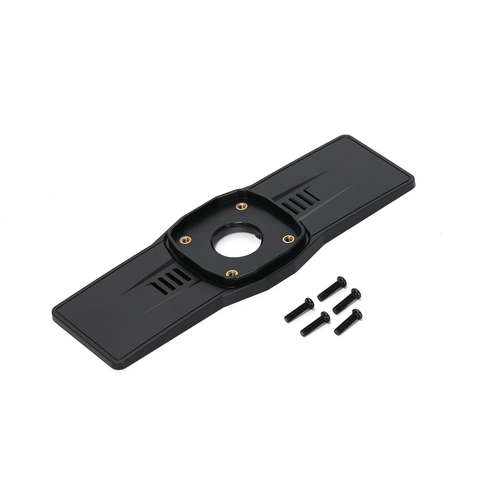 Ruimou 1-delige auto-achteruitkijkspiegel montagebeugel kunststof achterplaat (dubbele clips) geschikt voor dashcams spiegelbevestigingen met clip