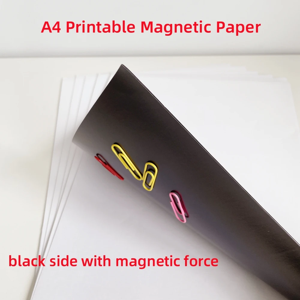 

A4 Printable Magnetic sheets Paper 297x210x0.25mm Fridge Magnets DIY Magnetics Magnet Whiteboard Photo Paper for Inkjet Printers