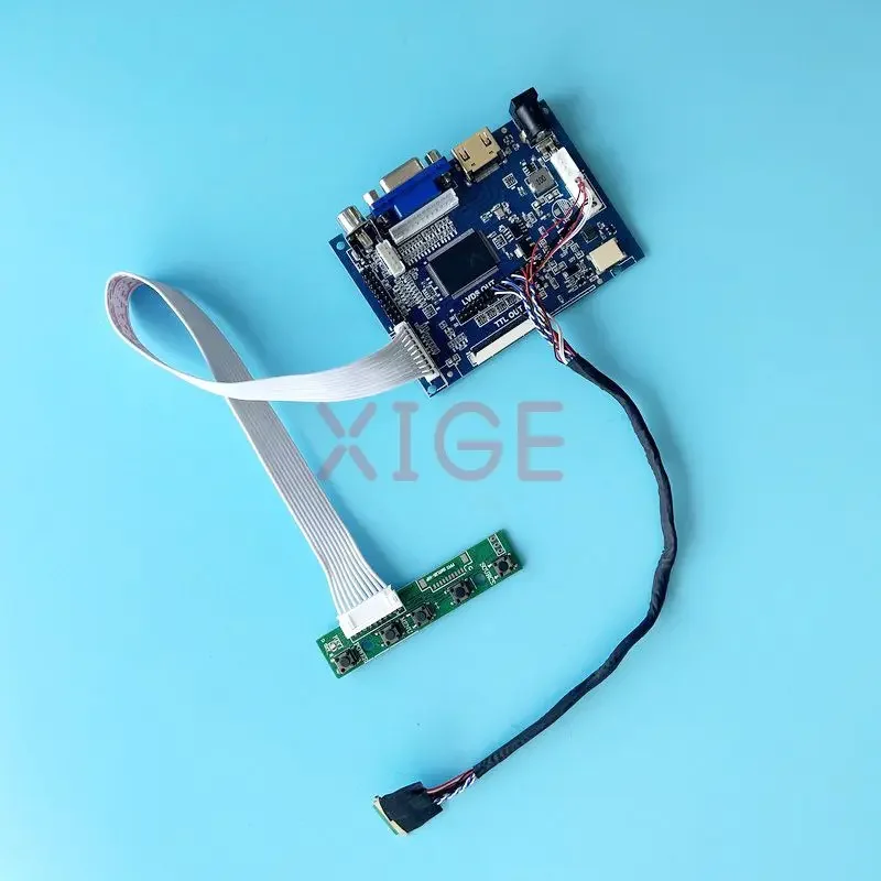 

Подходит для платы контроллера драйвера BP101WX1-200/206, совместимая с HDMI 1280x800 10,1 дюйма, VGA 2AV LVDS, 40-контактный дисплей для ноутбука, комплект для сборки «сделай сам»