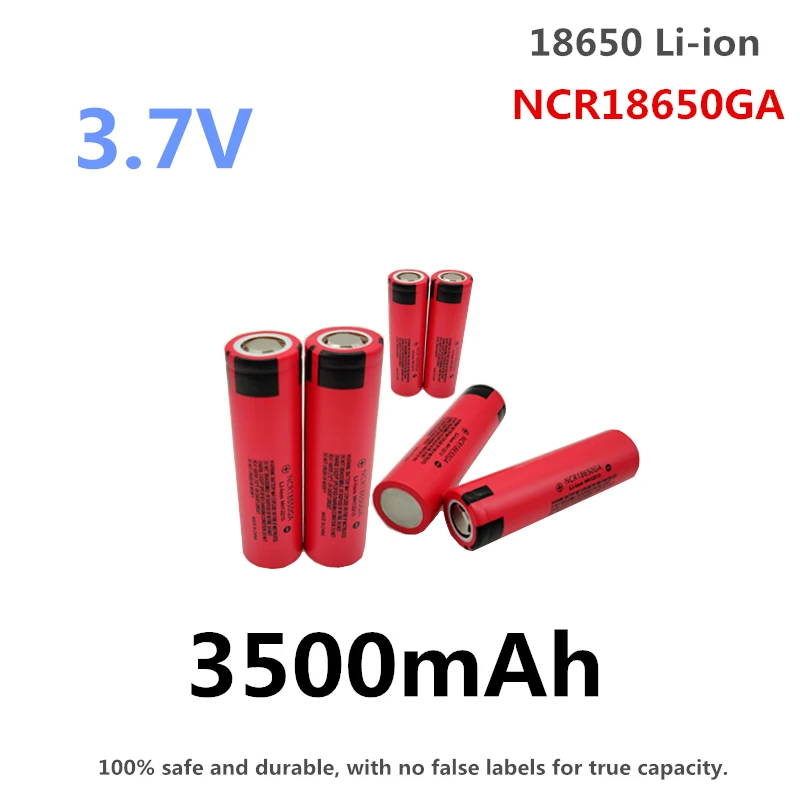 

3.7V 3500mAh Lithium-Ion NCR18650GA Multifunctional Rechargeable Battery