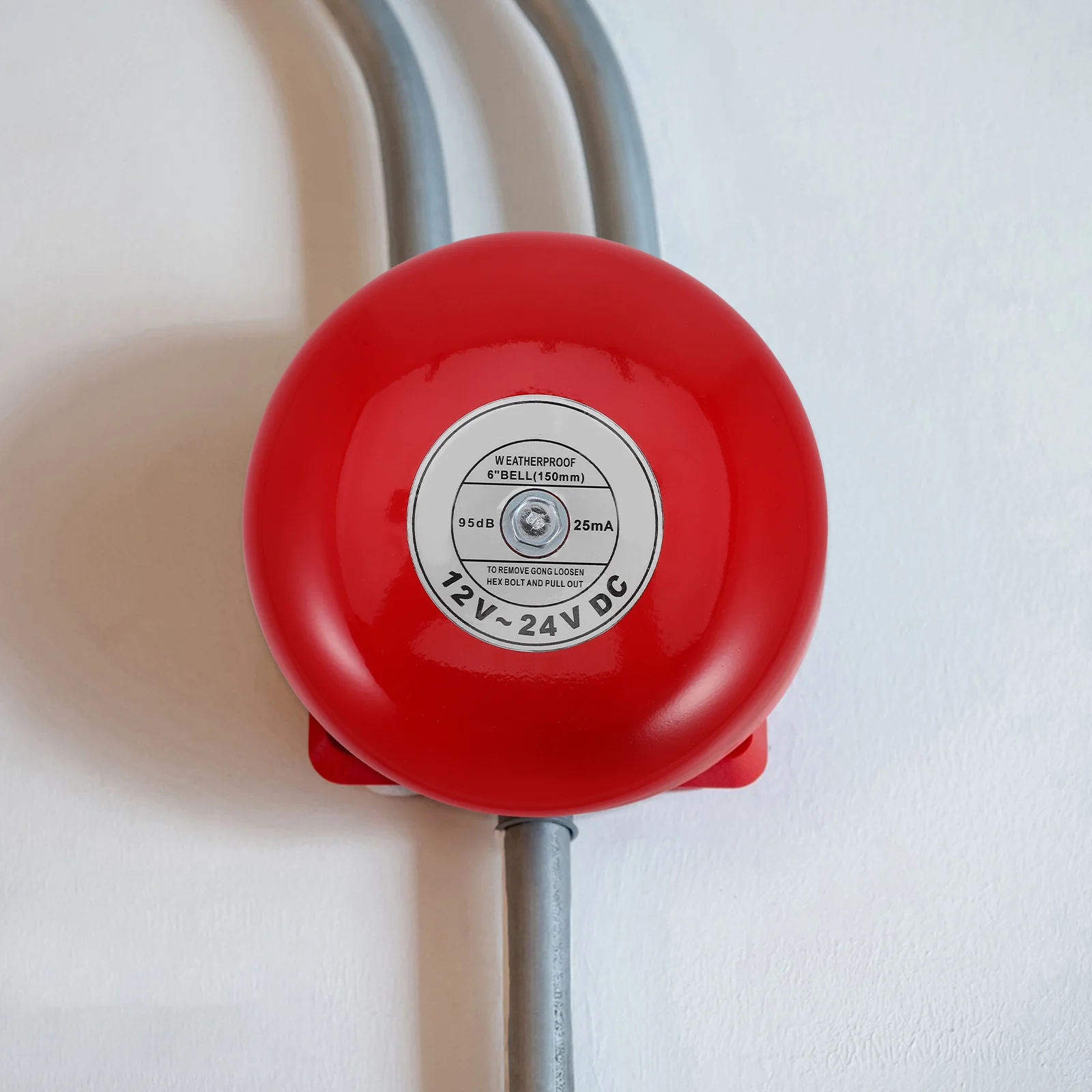 Промышленный колокол пожарной сигнализации, водонепроницаемый громкий электрический дверной звонок для школ, лифтов, заводов, пластиковый аварийный сигнал безопасности