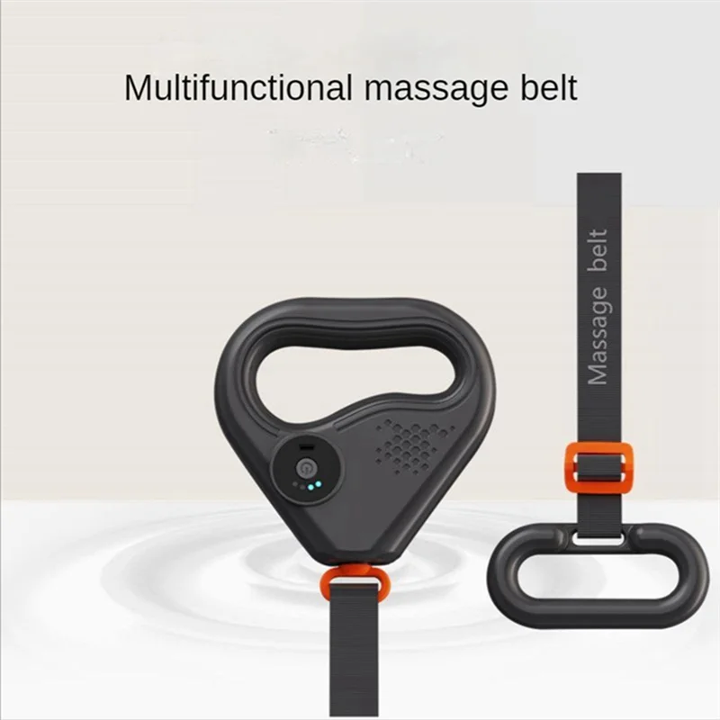 ABGU Cinturón de masaje multifuncional Mini relajación muscular cuello masajeador de columna vertebral generador de tendones equipo deportivo de fitness negro