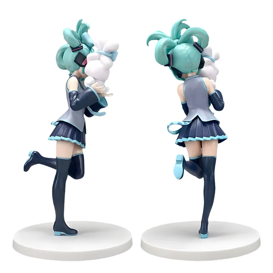 21 cm Sexy Mädchen Hatsune Miku Anime Figur Mode Subclture Miku Action Figure Weihnachten Geschenk PVC Sammlung Modell Puppe Spielzeug
