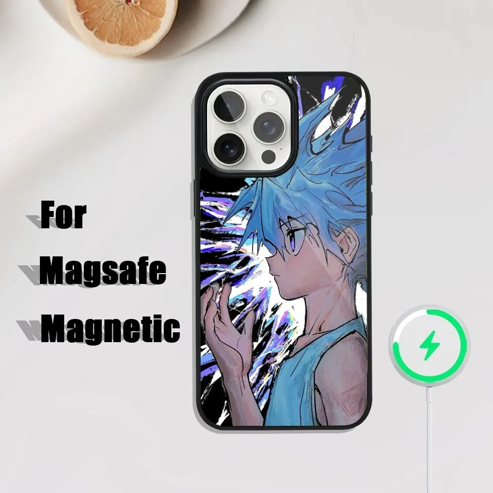 Anime H-Hunter x Hunter Killua Phone Case For iPhone 16,15,14,13,12,11,Plus,Pro,Max Mini Magsafe Magnetic Wireless Charging