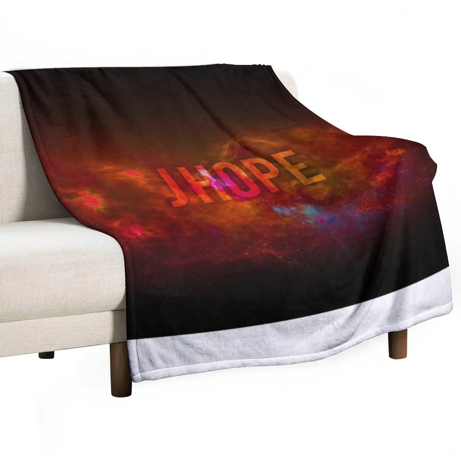 JHOPE SPACE Throw Blanket Soft Plaid Flannels Decorative Sofa Blankets