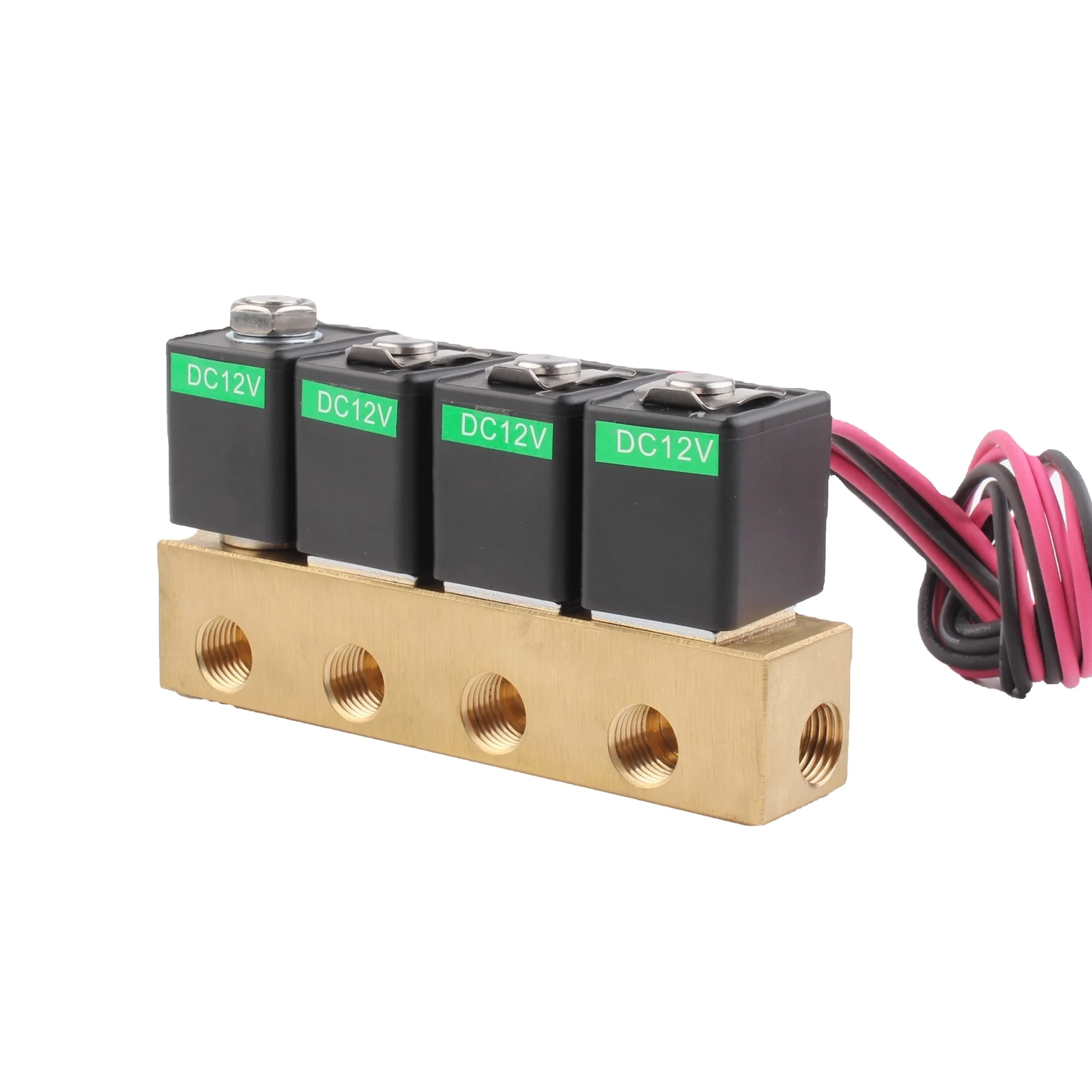 Brass Manifold Solenoid Valve Fluid Control Valve for Beverage and Coffee Systems