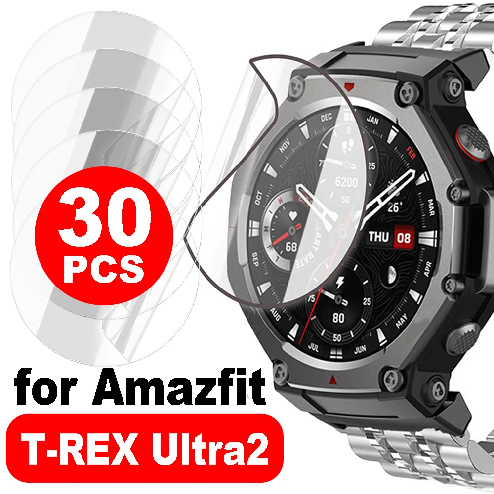 

1-30Pcs SmartWatch Sofft Protective Films for Amazfit T-Rex Ultra2 Not Glass Hydrogel/Composite Films for Amazfit T-Rex Ultra 2