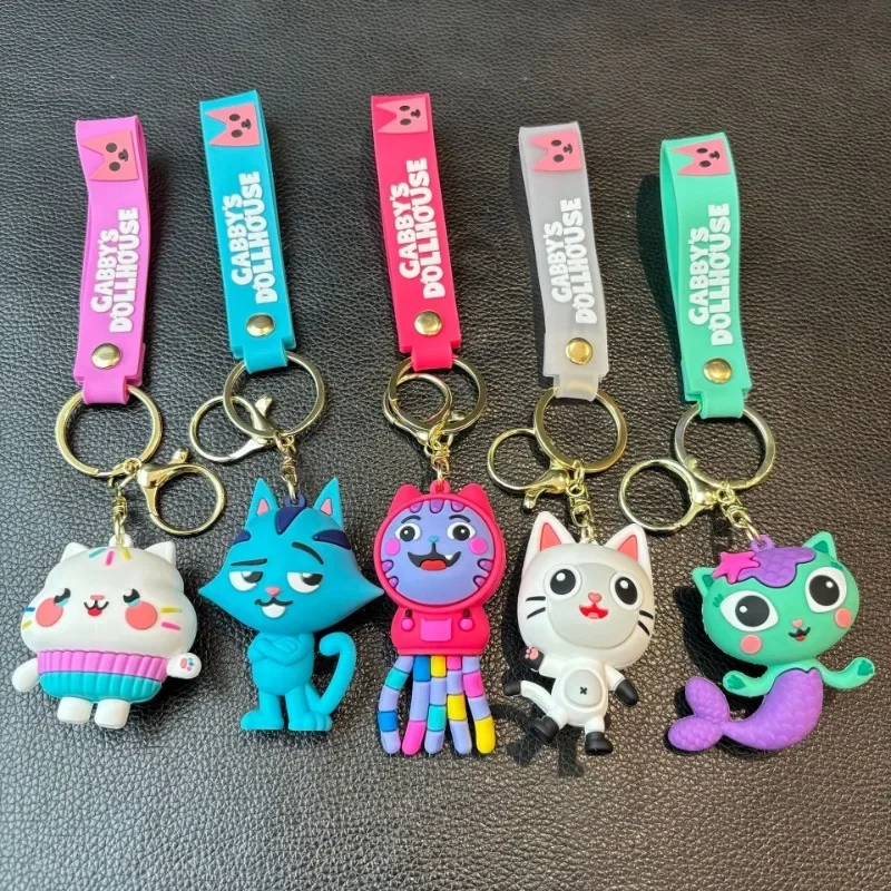Pop Gabby-Llavero para casa de muñecas, colgante de muñeca, accesorios de mochila hechos a mano, llavero creativo, bolso de hombro, suministros de decoración, regalos
