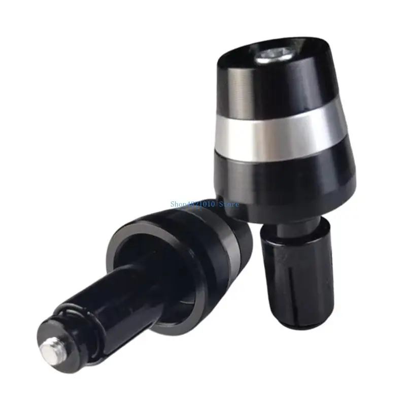 T3LF 5 Color Option Motorcycle Grip End Cap Handlebar End Plugs Shock Absorbing Rubber Layer For Smooth And Quiet Rides