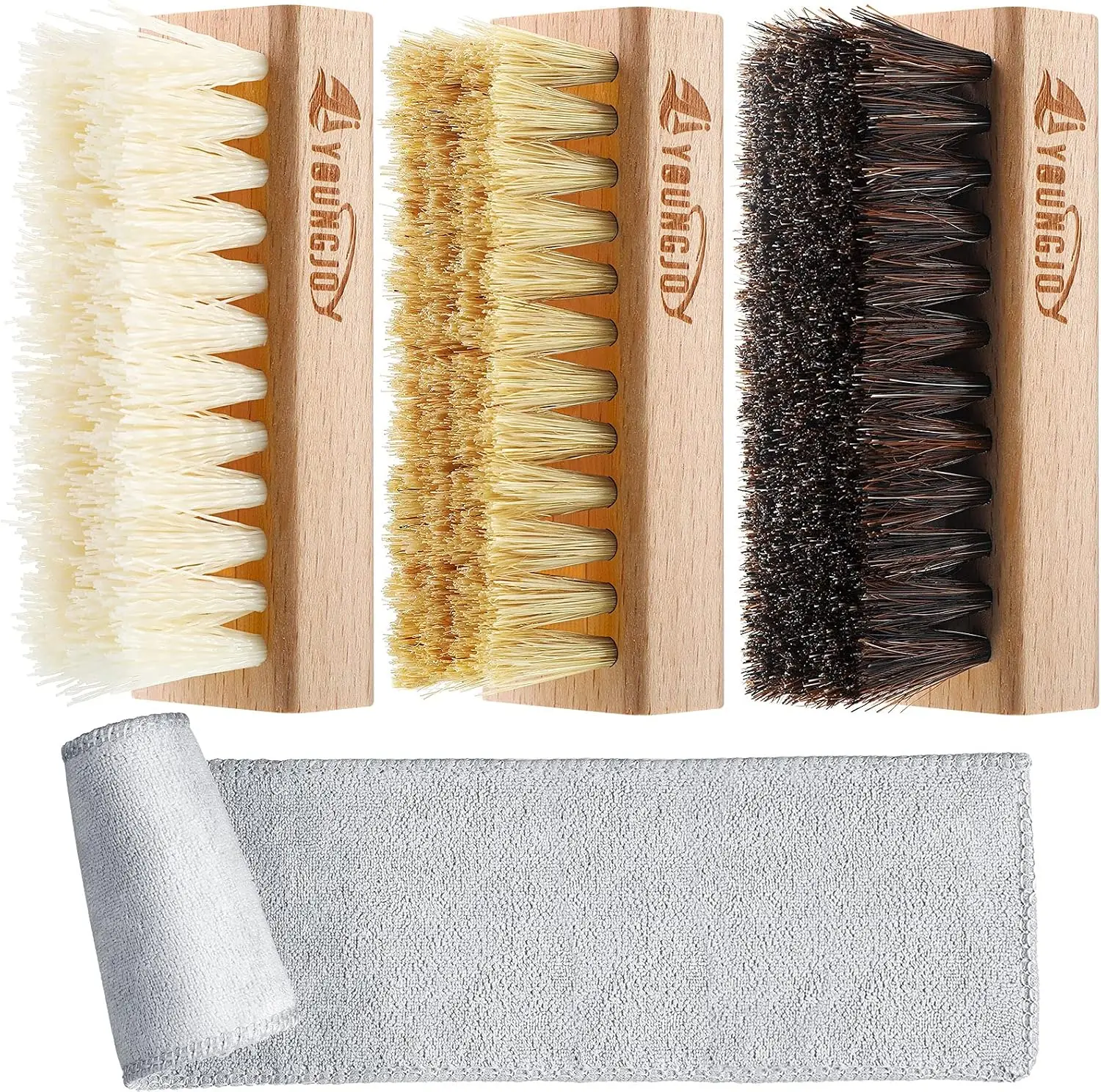 Sneaker Cleaning Kit - YoungJoy Juego de 3 Cepillos de
