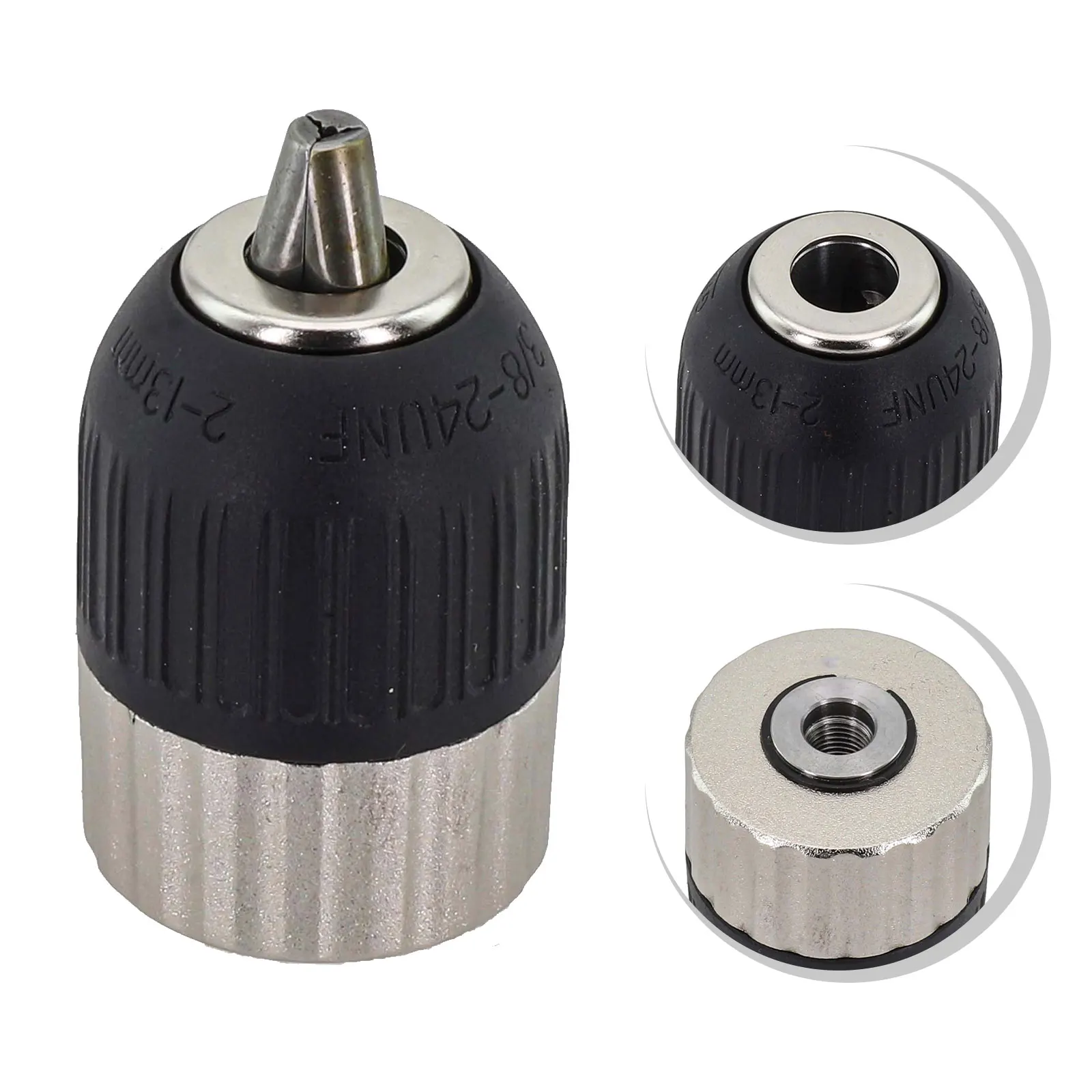 2-13mm Electric Drill Chuck Tool Conversion 3 8-24UNF Connection Size Keyless Adapter Human Engineering Design
