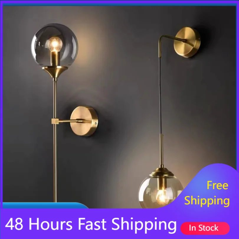 

Modern Wall Lamps Bedroom Bedside Sconce Light Fixtures Luminaire Hotel Restaurant Decoration Home Decor Living Room Hallway