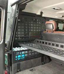 For Mercedes-Benz G-Class G500 G55 2004-2017 Modular Storage Panel Shelf Modification Rear Trunk Debris Rack Molle panel