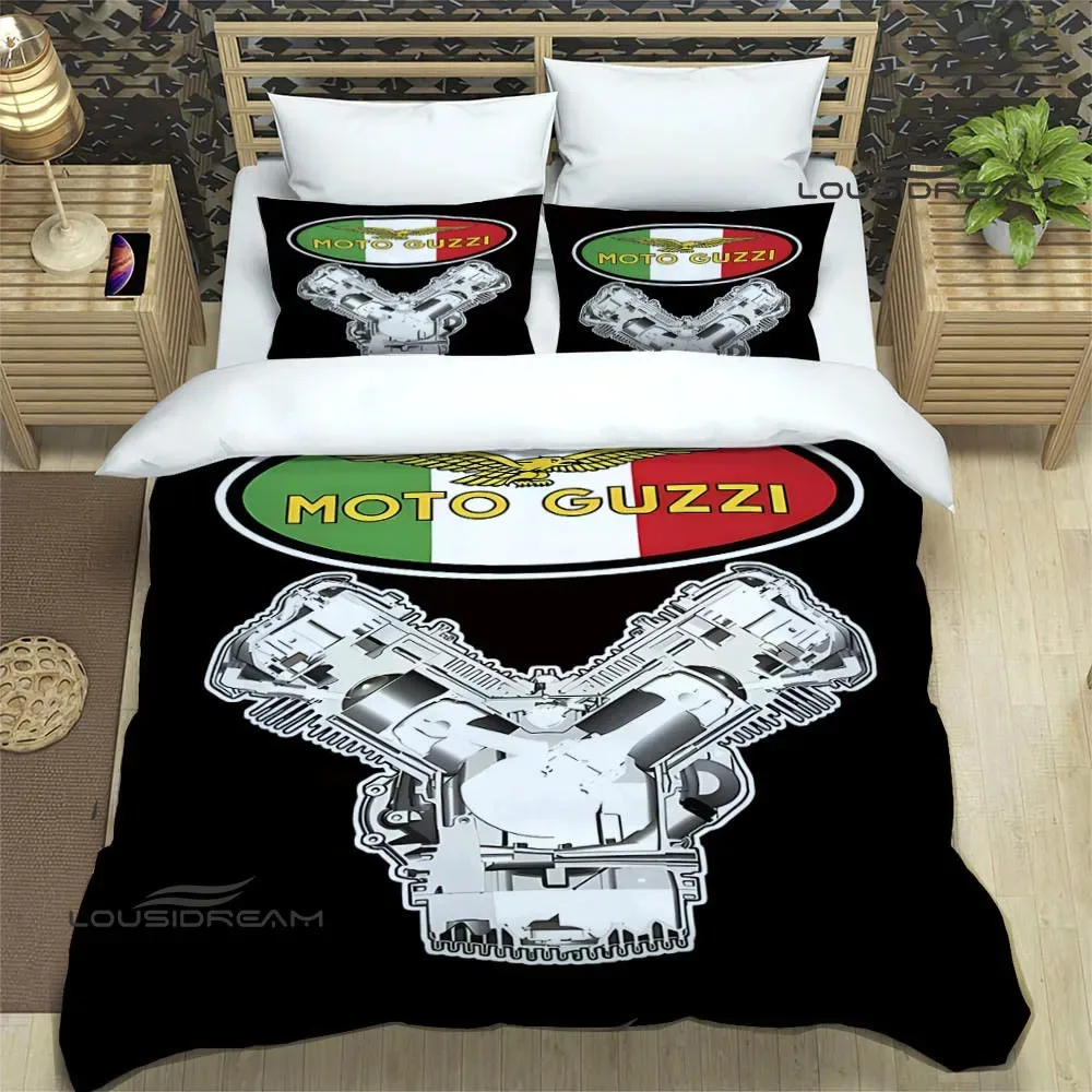 Guzzi motorcycle printed Bedding Sets exquisite bed supplies set duvet cover bed comforter set bedding set luxury birthday gift