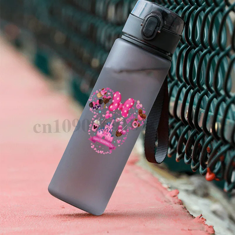 Disney Castle Minnie Mouse UV DTF Transfer Sticker for Water Bottle Decor DIY Water Cups UV DTF Wrap Glass Logo Decals Sticker