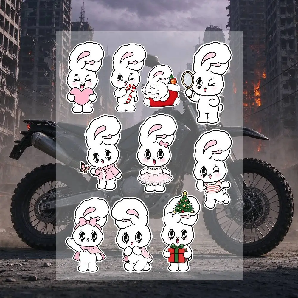 E-Esther Bunny Stickers Moto Sticker Auto Body Bumper Windows Motorcycle Laptop Walls Vinyl Decal Car Tuning Accessories
