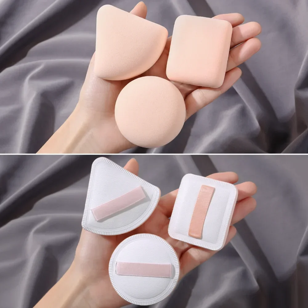 

2Pcs Soft Air Cushion Cosmetic Puff Makeup Sponge Blender Beauty Sponges Dry Wet Powder Foundation Puffs Make Up Tools