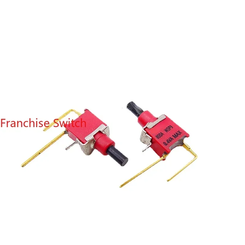 5PCS Switch. Inch Button Switch Micro 2-pin Bent Foot Reset  0.4VA Gold-plated