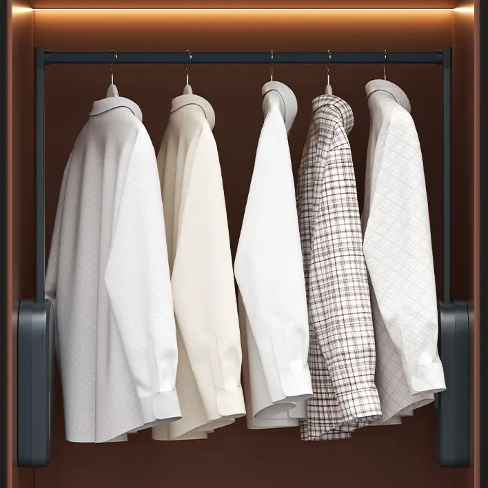 TLF Reserve  Hot Sale Automate Pull Down Clothes Rail Bedrooms Wardrobe Lifter Smart Closet Wardrobe Lifts